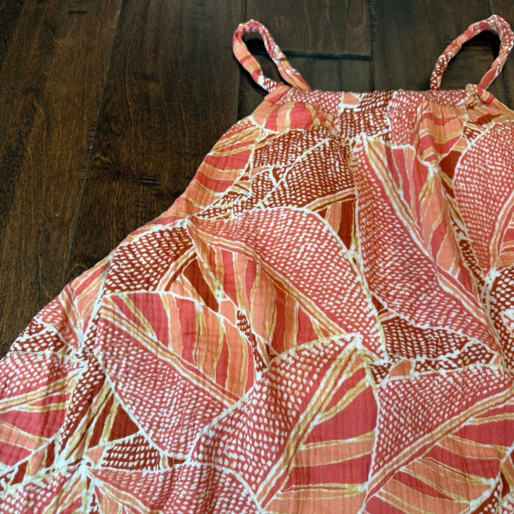Shebird The Sofia Halter Gauze Bra Top Palm Print size M/L (5) Lightweight - Picture 3 of 9